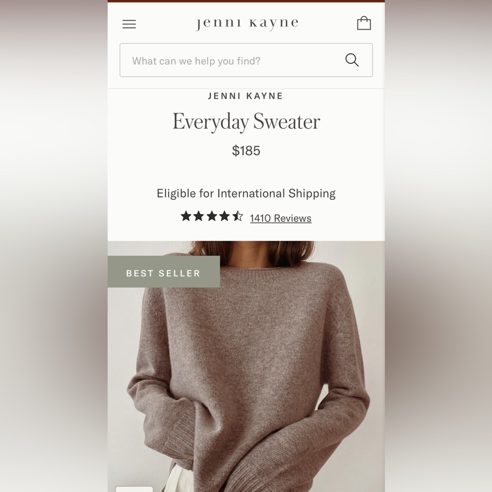 Jenni Kayne Everyday Sweater - Taupe